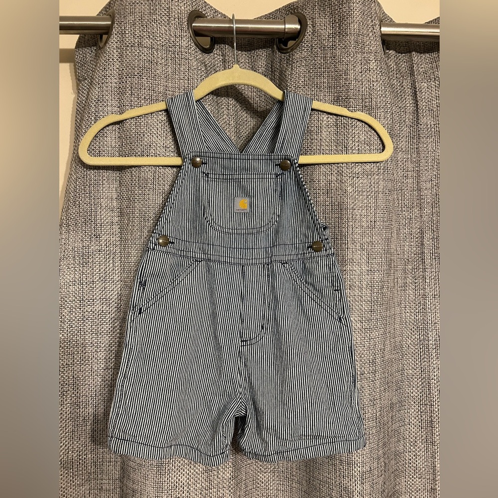 3T Toddler Boys Toddler Loose Fit Bib Short Coveralls Shortalls Overalls NWOT